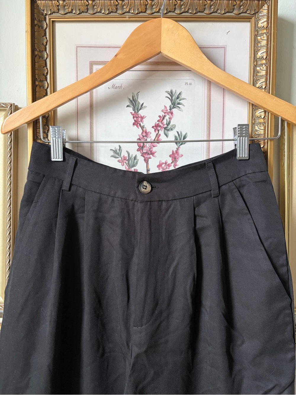 Reformation Mason Pants Black 4 - Picture 10 of 12